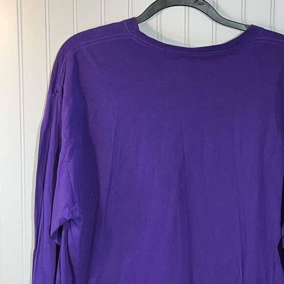 LSU Tigers Long Sleeve Tee Mens XLarge Purple And Gold Football Pro edge - Picture 8 of 11